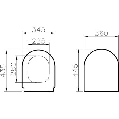 Vitra Integra WC-Sitz mit Absenkautomatik - Toilettensitz Vitra Integra WC-Sitz mit Absenkautomatik - Toilettensitz