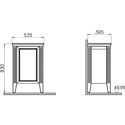 VitrA Valarte Halbhochschrank - Cabinet VitrA Valarte Halbhochschrank - Cabinet