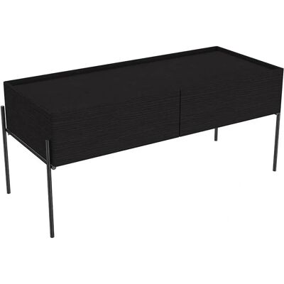 Vitra Equal Schwarze Eiche Wandhängender Schrank - Aufbewahrungsschrank Vitra Equal Schwarze Eiche Wandhängender Schrank - Aufbewahrungsschrank