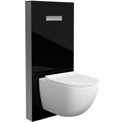 Vitra Vitrus Wand-WC Spülkasten - Schwarz Vitra Vitrus Wand-WC Spülkasten - Schwarz