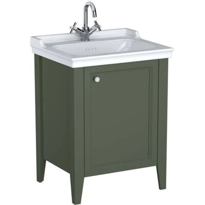 Vitra Valarte Waschtisch-Möbel-Set - Modell 65804, Grün, Weiß - Badezimmermöbel Vitra Valarte Waschtisch-Möbel-Set - Modell 65804, Grün, Weiß - Badezimmermöbel