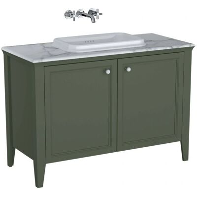 Vitra Valarte Wandmontiertes Badezimmermöbel-Set - Weiß Hochglanz & Grün Vitra Valarte Wandmontiertes Badezimmermöbel-Set - Weiß Hochglanz & Grün