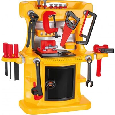Pilsan Kinder-Werkbank Lux 03538 mit 50 Werkzeugen Gelb Pilsan Kinder-Werkbank Lux 03538 mit 50 Werkzeugen Gelb