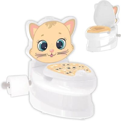 Pilsan Potty Kitty 07563 - Potty avec Musique et Lumière - Blanc - Publicité Pilsan Potty Kitty 07563 - Potty avec Musique et Lumière - Blanc - Publicité