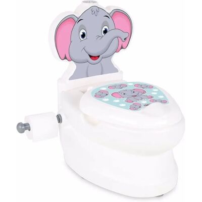 Potty Éléphant Pilsan - Apprentissage de la Toilette - Blanc - Publicité Potty Éléphant Pilsan - Apprentissage de la Toilette - Blanc - Publicité