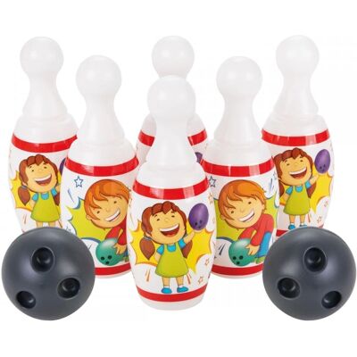 Pilsan Kinder Bowlingset - 6 Kegel & 2 Bälle - 10M+ Pilsan Kinder Bowlingset - 6 Kegel & 2 Bälle - 10M+