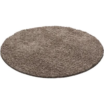 Ayyildiz Life 120cm Mokka Rundflor Teppich - Teppich Ayyildiz Life 120cm Mokka Rundflor Teppich - Teppich