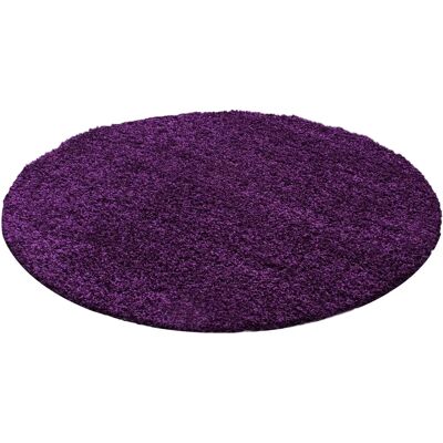 Ayyildiz Lila Rund Teppich - Polypropylen, 160cm Ayyildiz Lila Rund Teppich - Polypropylen, 160cm