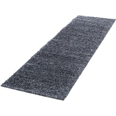 Ayyildiz Hali Grau Shaggy Teppich - 80x250 cm - Luxuriös, Langlebig Ayyildiz Hali Grau Shaggy Teppich - 80x250 cm - Luxuriös, Langlebig