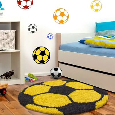 Ayyildiz Hali Fun Gelber runder Teppich - Teppich Ayyildiz Hali Fun Gelber runder Teppich - Teppich