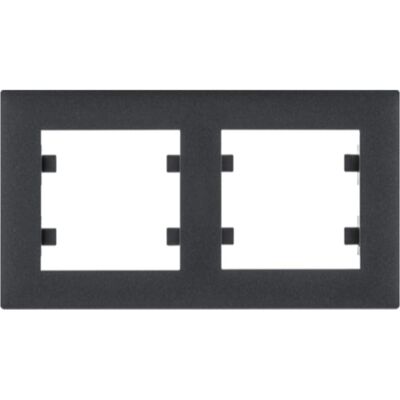 Hager Marco 2 Element Horizontal Lumina Intense Frame - Electrical Switch Frame Hager Marco 2 Element Horizontal Lumina Intense Frame - Electrical Switch Frame