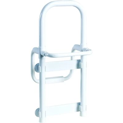 Basics Weiße Badewannen-Haltegriff - Druckbefestigung, Verstellbar Basics Weiße Badewannen-Haltegriff - Druckbefestigung, Verstellbar