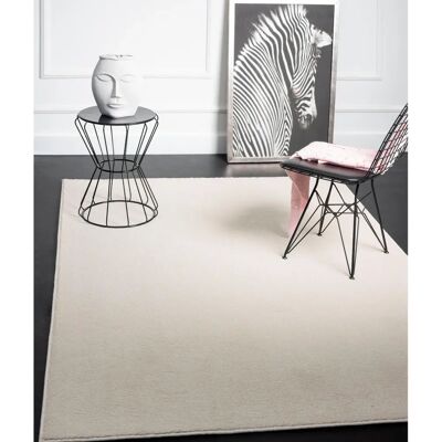 MERINOS Montana Beigefarbener Kurzflor-Teppich - Teppich MERINOS Montana Beigefarbener Kurzflor-Teppich - Teppich
