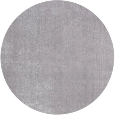 Mellow Light Grey 120cm Rund Shaggy-Teppich - Teppich Mellow Light Grey 120cm Rund Shaggy-Teppich - Teppich