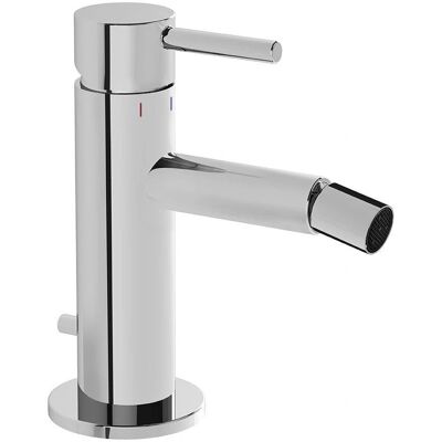 Mikser bidet Vitra Origin - Jednouchwytowy, z odpływem, Szary/Króm Mikser bidet Vitra Origin - Jednouchwytowy, z odpływem, Szary/Króm