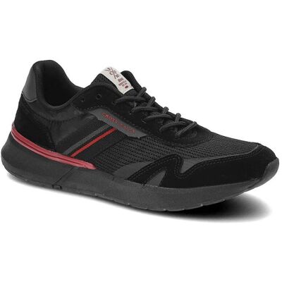 Cross Jeans Czarne sneakersy - Casualowe obuwie sportowe Cross Jeans Czarne sneakersy - Casualowe obuwie sportowe