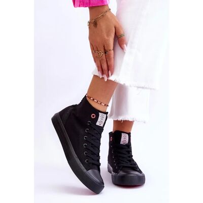 Cross Jeans - LL2R4088C - Czarny - Trekingi wysokie - Shoes Cross Jeans - LL2R4088C - Czarny - Trekingi wysokie - Shoes