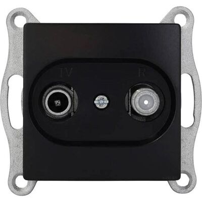 Gunsan - Visage - Sat TV - Schwarz - Elektro-Steckdose Gunsan - Visage - Sat TV - Schwarz - Elektro-Steckdose