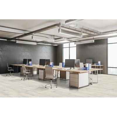 Pavimento SPC Grigio Pavone - Impermeabile, Clic Facile, 121,9x17,8 cm Pavimento SPC Grigio Pavone - Impermeabile, Clic Facile, 121,9x17,8 cm
