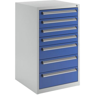 Armadio attrezzi Eurokraft Basic - 600mm, 1000mm, 7 cassetti Armadio attrezzi Eurokraft Basic - 600mm, 1000mm, 7 cassetti