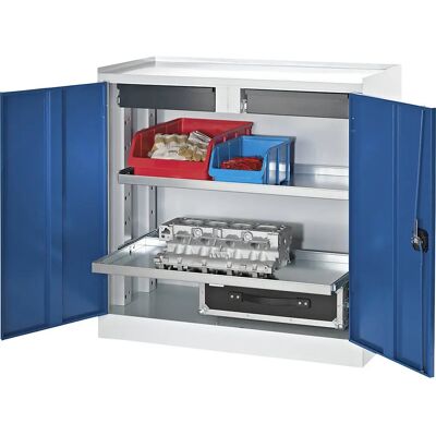 Armadio attrezzi Eurokraft pro Blu Genciana - Armadio di stoccaggio Armadio attrezzi Eurokraft pro Blu Genciana - Armadio di stoccaggio