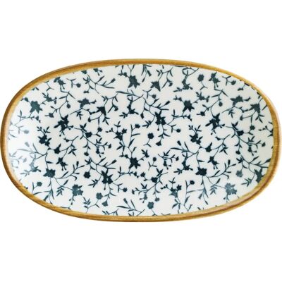 Piatto Ovale Bonna - Design Floreale - Lavabile in Lavastoviglie e Microonde Piatto Ovale Bonna - Design Floreale - Lavabile in Lavastoviglie e Microonde