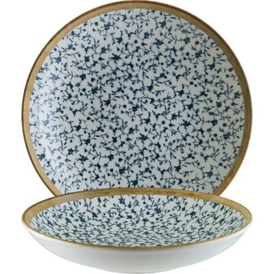 Bonna Piatto fondo Calif - 1000ml, 23x4 cm, weiß/blau/grün, rund - Geschirr Bonna Piatto fondo Calif - 1000ml, 23x4 cm, weiß/blau/grün, rund - Geschirr