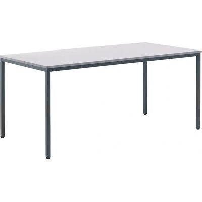 Tavolo universale Eurokraft - Piano in laminato grigio chiaro, struttura in acciaio Tavolo universale Eurokraft - Piano in laminato grigio chiaro, struttura in acciaio