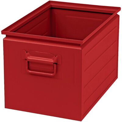 Kaiser Kraft Caja Apilable de Acero - 35L - Rojo RAL 3000 Kaiser Kraft Caja Apilable de Acero - 35L - Rojo RAL 3000