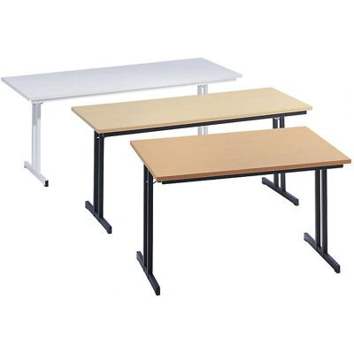 Mesa plegable Kaiserkraft - Gris claro, 1600x800mm, 720mm H Mesa plegable Kaiserkraft - Gris claro, 1600x800mm, 720mm H