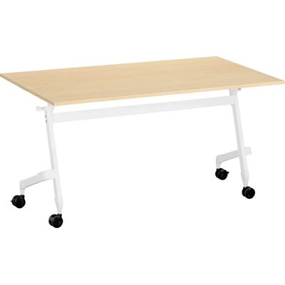 Bruneau 711717 Konferenztisch - Klappbar, 140x70cm, Weißes Gestell Bruneau 711717 Konferenztisch - Klappbar, 140x70cm, Weißes Gestell