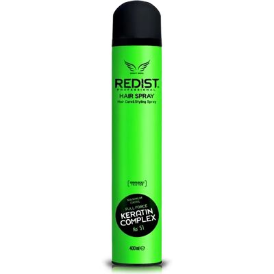 Spray de Style Redist Keratin Complex - Type de cheveux - Publicité Spray de Style Redist Keratin Complex - Type de cheveux - Publicité