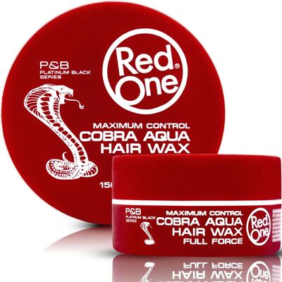 Red One Cobra Aqua Hair Wax - Strong Hold - 150 ml Red One Cobra Aqua Hair Wax - Strong Hold - 150 ml