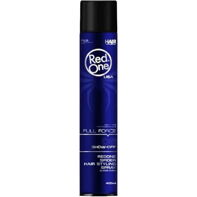 Red One Full Force Show Off Spray Coiffant - Spray de Cheveux - Publicité Red One Full Force Show Off Spray Coiffant - Spray de Cheveux - Publicité