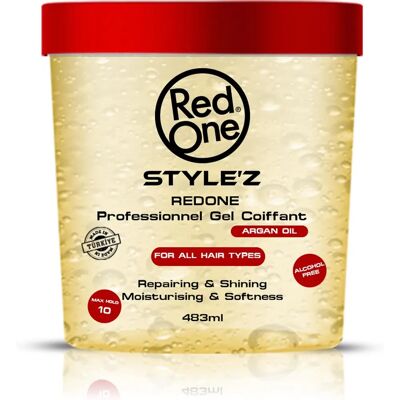 Gel Capillaire à l'Huile d'Argan Red One - Produit capillaire - Publicité Gel Capillaire à l'Huile d'Argan Red One - Produit capillaire - Publicité