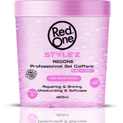 Red One Curl Wave Styling Gel - Hair - 483 ml Red One Curl Wave Styling Gel - Hair - 483 ml