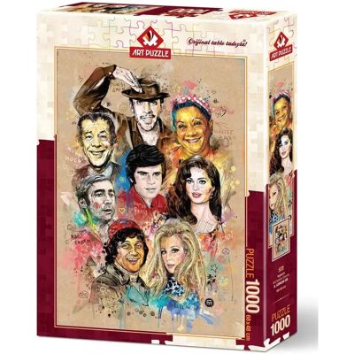 Art Puzzle Ancien cinéma turc Yesilcam Puzzle - 1000 pièces - Publicité Art Puzzle Ancien cinéma turc Yesilcam Puzzle - 1000 pièces - Publicité