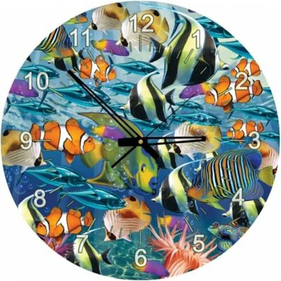 Art Puzzle Puzzle Hodiny Svět Mořských Ryb 570 dílů - Puzzle Hodiny Art Puzzle Puzzle Hodiny Svět Mořských Ryb 570 dílů - Puzzle Hodiny