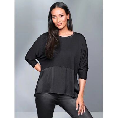 HEINE Modell Langarmshirt - Uni Damen Schwarz HEINE Modell Langarmshirt - Uni Damen Schwarz