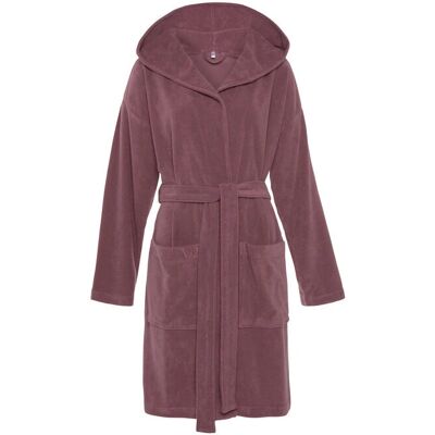 VIVANCE DREAMS Dame Kort Badekåbe Mauve Bomuld-Polyester VIVANCE DREAMS Dame Kort Badekåbe Mauve Bomuld-Polyester