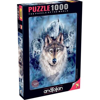 Puzzle Wolf Team Portrait Anatolien - 1000 pièces - Publicité Puzzle Wolf Team Portrait Anatolien - 1000 pièces - Publicité