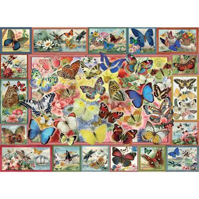 Anatolian 1094 Puzzle - Koláž s motýly 1000ks Anatolian 1094 Puzzle - Koláž s motýly 1000ks