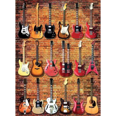 Puzzle Portrait de Guitare Anatolien 1000 Pièces - Publicité Puzzle Portrait de Guitare Anatolien 1000 Pièces - Publicité