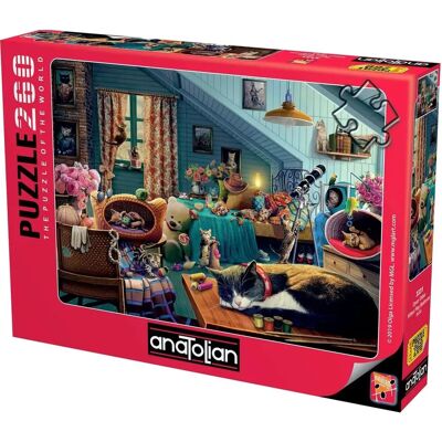 Anatolian Puzzle 260XL - Kätzchen im Schlafzimmer - Puzzle Anatolian Puzzle 260XL - Kätzchen im Schlafzimmer - Puzzle