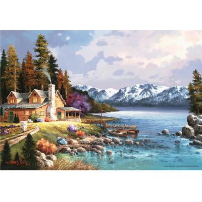 Anatolian Puzzle Berg Hütte - 500 Stück - Puzzle Anatolian Puzzle Berg Hütte - 500 Stück - Puzzle