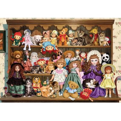 Puzzle Anatolian Police Babiččina s Panenkami - 500 Dílů Puzzle Anatolian Police Babiččina s Panenkami - 500 Dílů