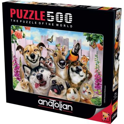 Anatolian Selfie domácí mazlíčci 500 dílků - Puzzle Anatolian Selfie domácí mazlíčci 500 dílků - Puzzle