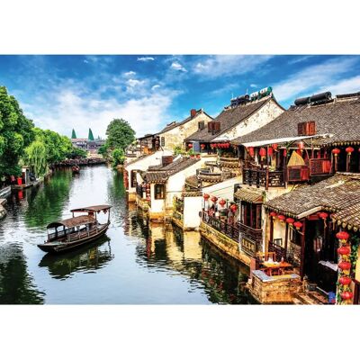 Anatolian Xitang Starobylé Město 2000 Dílků Puzzle Anatolian Xitang Starobylé Město 2000 Dílků Puzzle