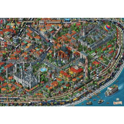 Anatolian Istanbul Puzzle - 3000 Teile - Puzzle Anatolian Istanbul Puzzle - 3000 Teile - Puzzle