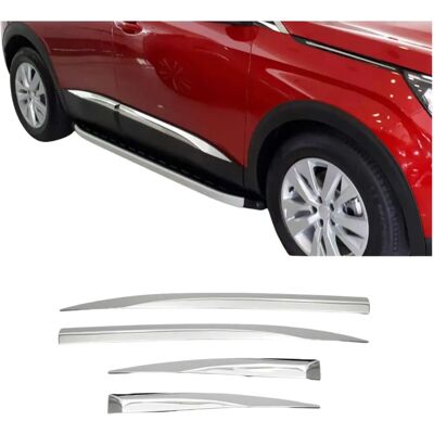 Omtec rostfritt stål dörrlist - Peugeot 3008 SUV (2016+) Omtec rostfritt stål dörrlist - Peugeot 3008 SUV (2016+)
